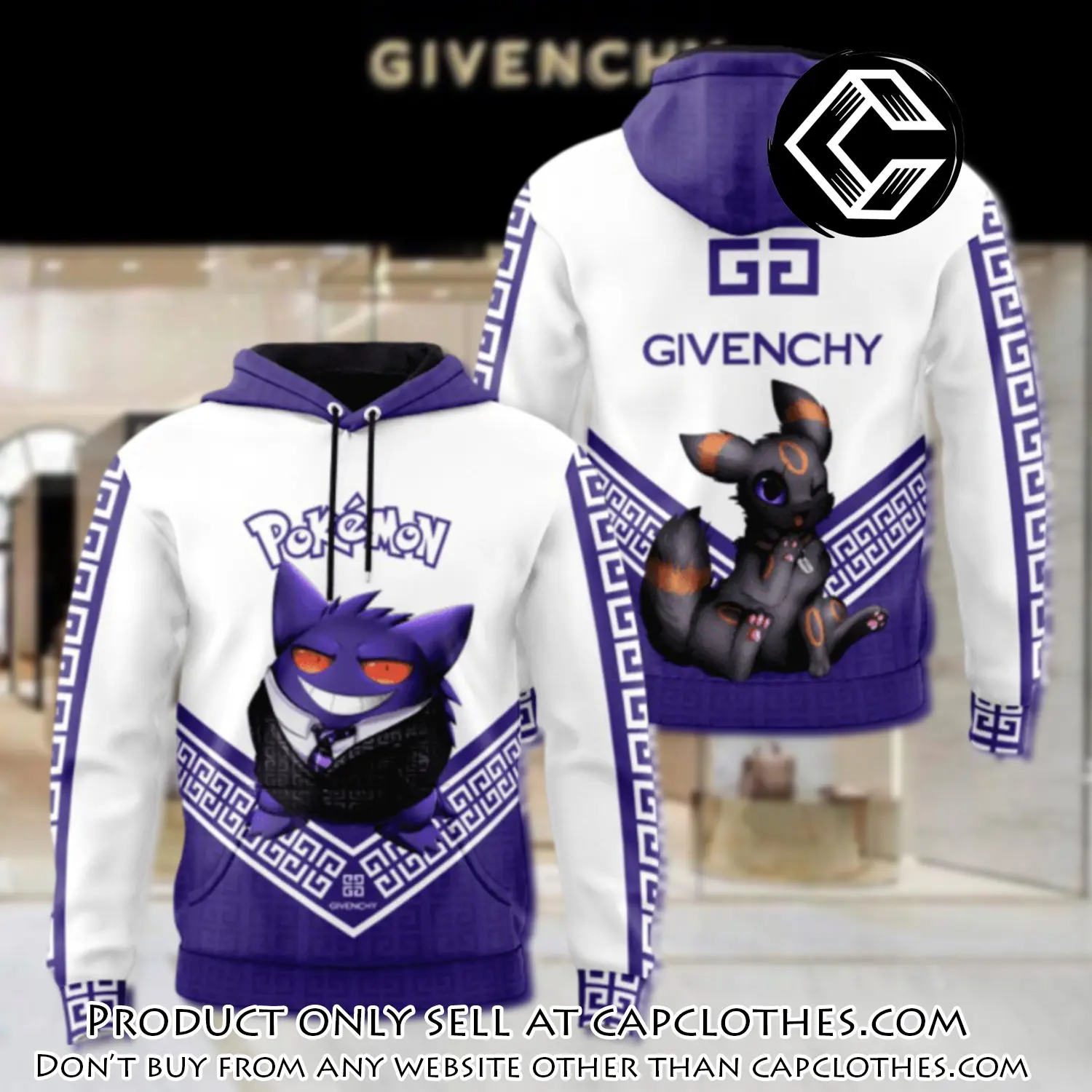 Givenchy pokemon unisex hoodie luxury brand gifts  jh2069 cc5119556